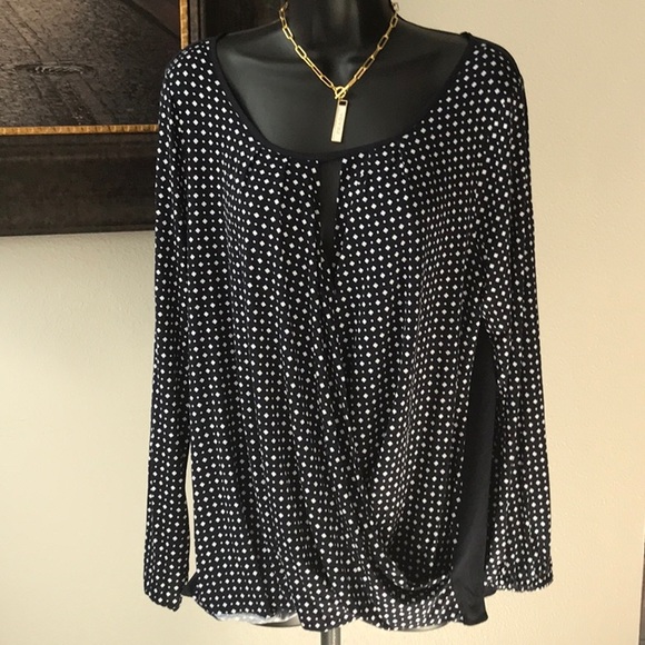 NWT Ann Taylor Wrap Top Sz XLP - Picture 6 of 8